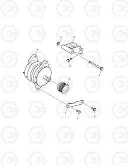 019 ALTERNATOR DL160, Doosan