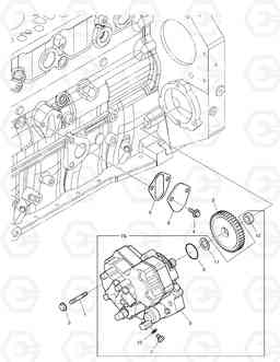 025 FUEL INJECTION PUMP DL160, Doosan