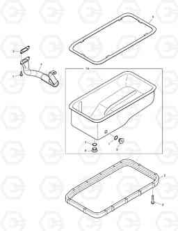 035 OIL PAN DL160, Doosan