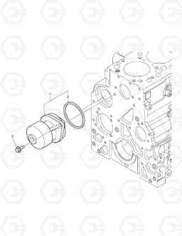 053 WATER PUMP DL160, Doosan