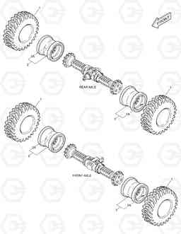 1160 WHEEL ASS'Y DL160, Doosan