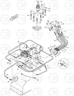 1200 PILOT PIPING-MONO LEVER+3 SPOOL DL160, Doosan