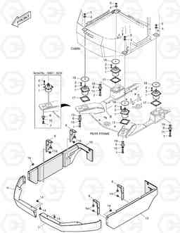 1250 CABIN MOUNTING DL160, Doosan