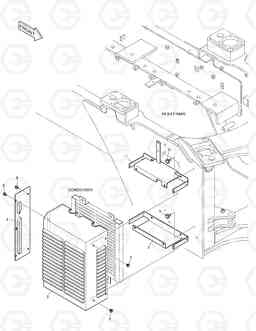 1400 CONDENSER MOUNTING DL160, Doosan