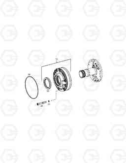 3240 PRESSURE OIL PUMP-TRANSMISSION DL160, Doosan