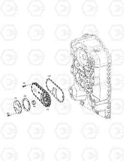 3250 EMERGENCY STEERING PUMP-T/M DL160, Doosan