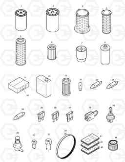 4110 SPARE PARTS DL160, Doosan