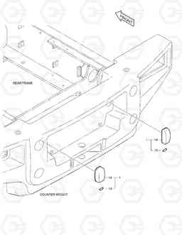 5200 LICENSE LAMP DL160, Doosan