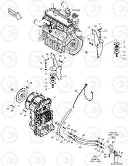 1120 ENGINE MOUNTING(2) DL200 , Doosan