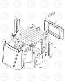 1310 CABIN(5) - GLASS DL200 , Doosan