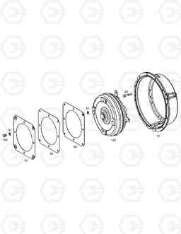 3100 ENGINE CONNECT - TRANSMISSION DL200 , Doosan