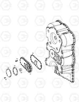 3250 EMG.STEERING PUMP - TRANSMISSION DL200 , Doosan