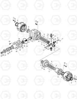 3370 DIFFERENTIAL - REAR AXLE DL200 , Doosan