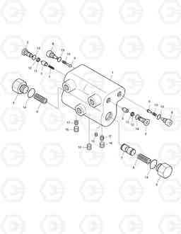 3420 CUSHION VALVE DL200 , Doosan