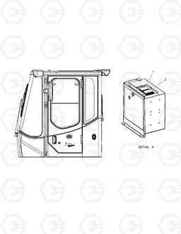 4150 DECAL - FUSE BOX DL200 , Doosan