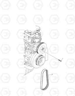 025 COOLING FAN DL200 TC, Doosan