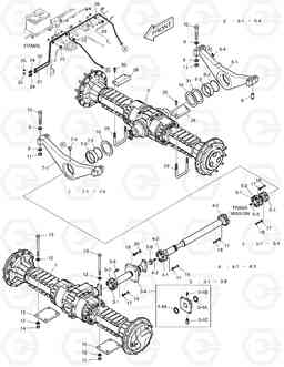 1140 AXLE & DRIVE SHAFT DL200 TC, Doosan