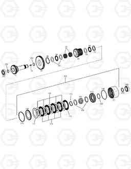 3160 COUPLING K4 - TRANSMISSION DL200 TC, Doosan