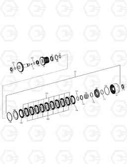 3180 COUPLING KR - TRANSMISSION DL200 TC, Doosan