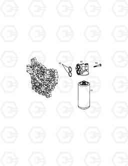 3280 FILTER - TRANSMISSION DL200 TC, Doosan