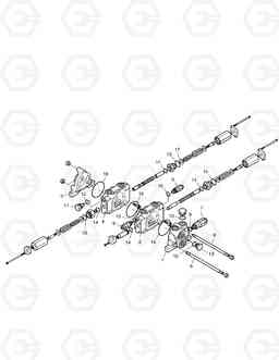 3460 CONTROL VALVE - 2 SPOOL DL200 TC, Doosan