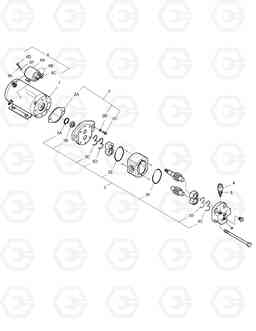 3470 EMERGENCY STEERING PUMP DL200 TC, Doosan