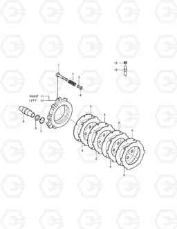3670 BRAKE - REAR AXLE DL200 TC, Doosan