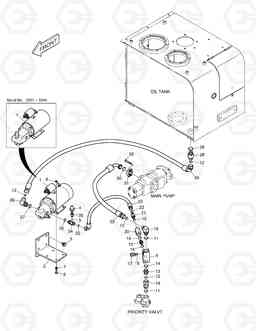 5100 EMERGENCY STEERING DL200 TC, Doosan