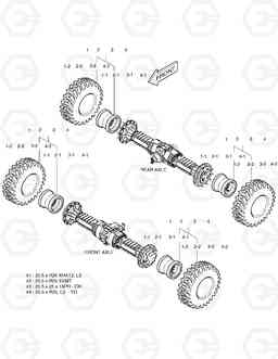 5250 WHEEL ASS'Y DL200 TC, Doosan