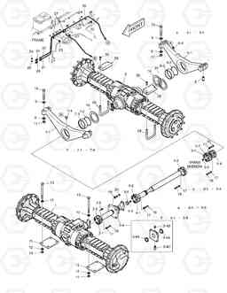 5360 AXLE & DRIVE SHAFT-SUPER MAX.TRAC DL200 TC, Doosan