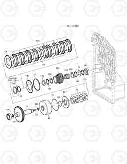 3140 CLUTCH - K1 - TRANSMISSION DL250 TC, Doosan