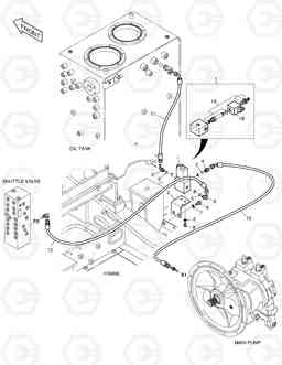 1360 PILOT PIPING(6) DX170W, Doosan