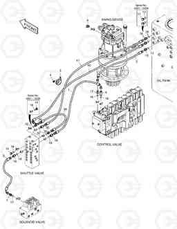 1365 PILOT PIPING(7) - BREAKER DX170W, Doosan