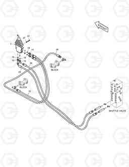 1400 PILOT PIPING(11) DX170W, Doosan