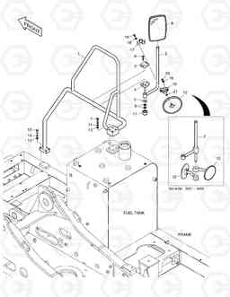 1800 HANDRAIL DX170W, Doosan