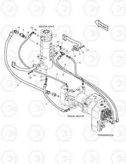 2190 PROPELLING PIPING (2) DX170W, Doosan