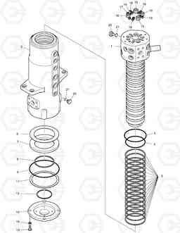 4350 CENTER JOINT - INDEPENDENT ATTACH DX170W, Doosan