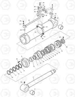 4560 ARTI BOOM CYLINDER - LOCK VALVE DX170W, Doosan