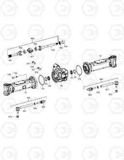 4610 AXLE CASING - FRONT AXLE DX170W, Doosan