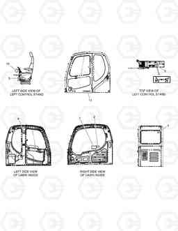 5120 DECAL - CABIN(EXPORT) DX170W, Doosan