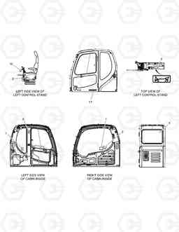 5140 DECAL - CABIN(EUROPE) DX170W, Doosan