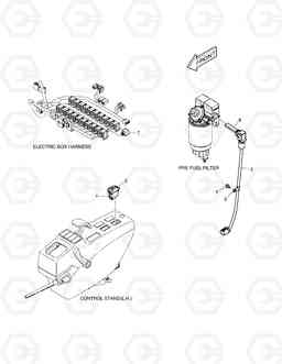 6240 FUEL HEATER DX170W, Doosan