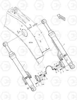 6570 BOOM PIPING - LOCK VALVE DX170W, Doosan