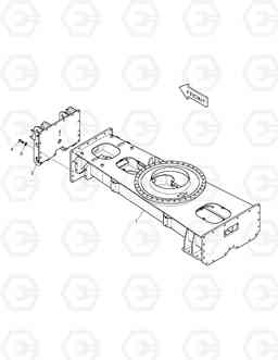 6770 CHASSIS FRAME - F/DO - R/OR DX170W, Doosan