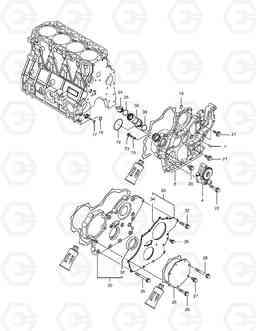 012 GEAR HOUSING DX60R, Doosan