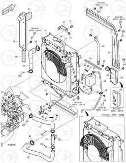 1130 RADIATOR MOUNTING DX60R, Doosan