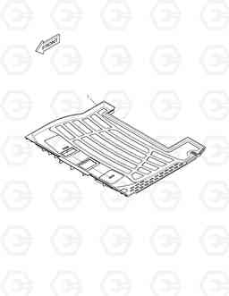 1420 FLOOR MAT DX60R, Doosan