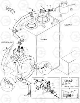 6110 FUEL FILLER PUMP DX60R, Doosan