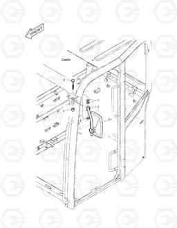 6450 SIDE MIRROR DX60R, Doosan