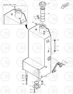 1170 FUEL TANK E60, Doosan